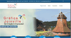 Desktop Screenshot of graficajoinville.com