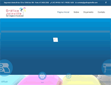 Tablet Screenshot of graficajoinville.com